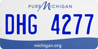MI license plate DHG4277