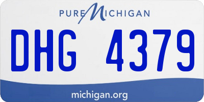 MI license plate DHG4379