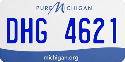 MI license plate DHG4621