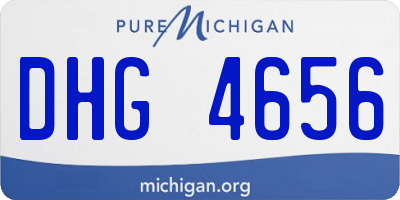 MI license plate DHG4656