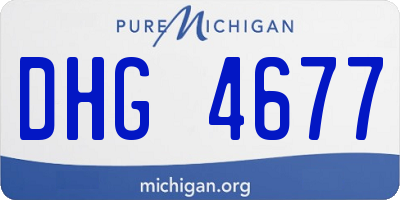 MI license plate DHG4677