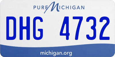 MI license plate DHG4732