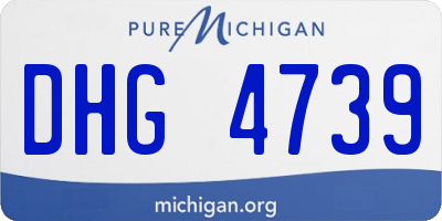 MI license plate DHG4739