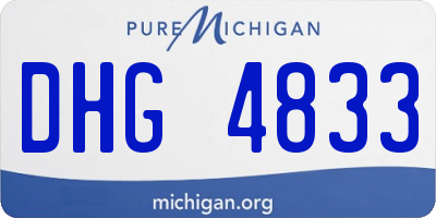 MI license plate DHG4833