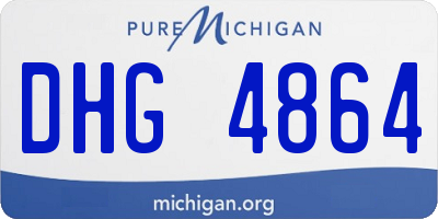 MI license plate DHG4864
