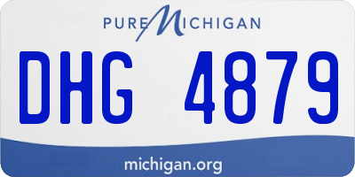 MI license plate DHG4879