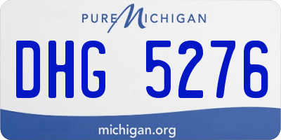 MI license plate DHG5276