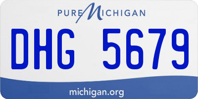MI license plate DHG5679