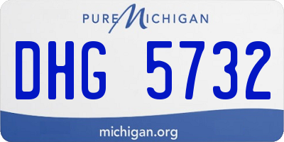MI license plate DHG5732
