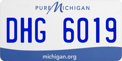 MI license plate DHG6019