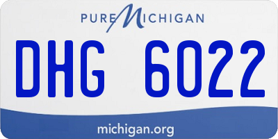 MI license plate DHG6022