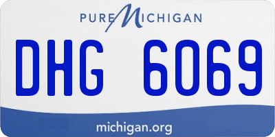 MI license plate DHG6069