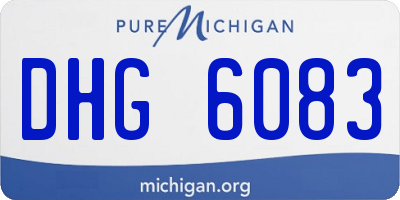 MI license plate DHG6083