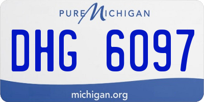 MI license plate DHG6097