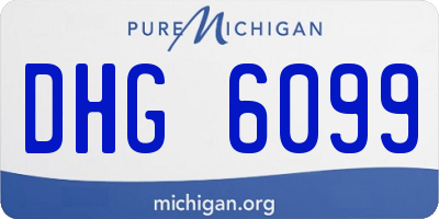 MI license plate DHG6099