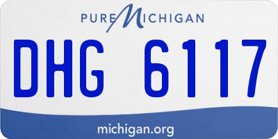 MI license plate DHG6117