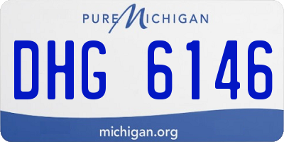MI license plate DHG6146