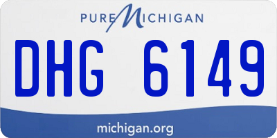 MI license plate DHG6149