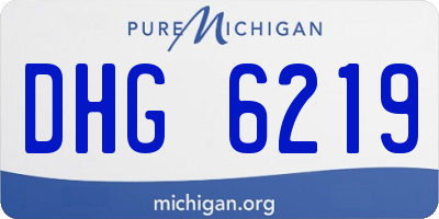 MI license plate DHG6219