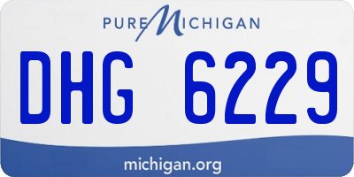 MI license plate DHG6229