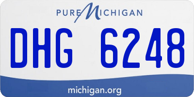 MI license plate DHG6248