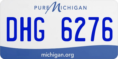 MI license plate DHG6276