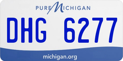 MI license plate DHG6277