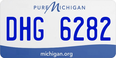 MI license plate DHG6282