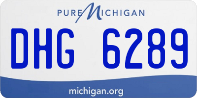 MI license plate DHG6289