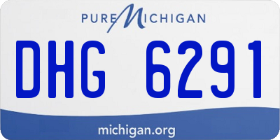MI license plate DHG6291