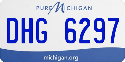 MI license plate DHG6297
