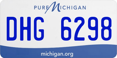 MI license plate DHG6298