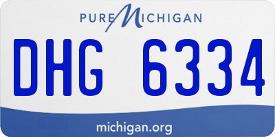 MI license plate DHG6334