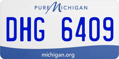 MI license plate DHG6409