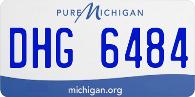 MI license plate DHG6484