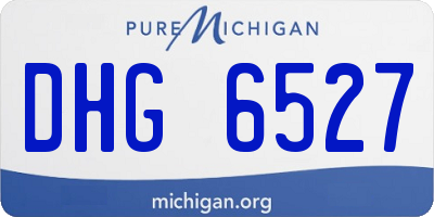 MI license plate DHG6527