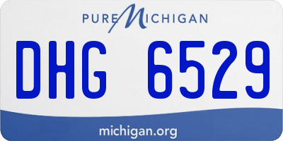 MI license plate DHG6529
