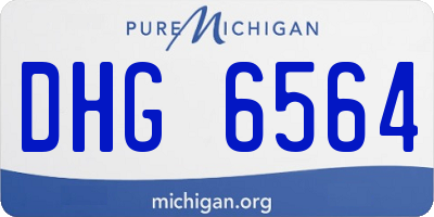 MI license plate DHG6564