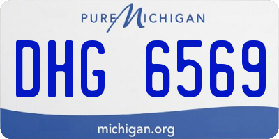 MI license plate DHG6569