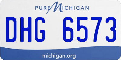 MI license plate DHG6573