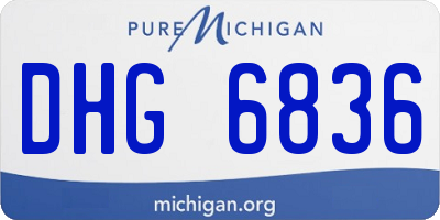 MI license plate DHG6836