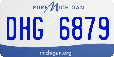 MI license plate DHG6879