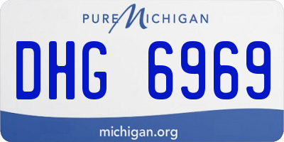 MI license plate DHG6969