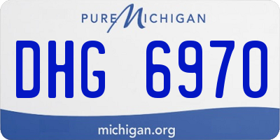 MI license plate DHG6970