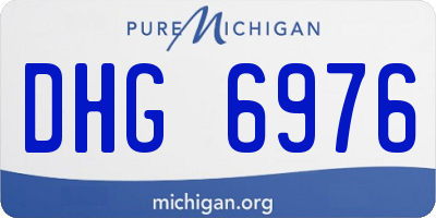 MI license plate DHG6976
