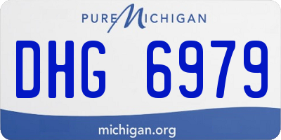 MI license plate DHG6979
