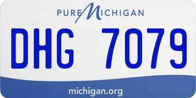 MI license plate DHG7079