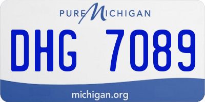 MI license plate DHG7089