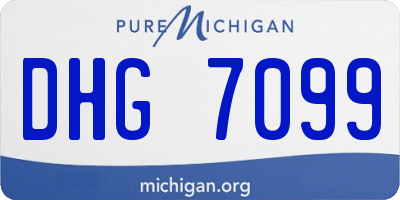 MI license plate DHG7099