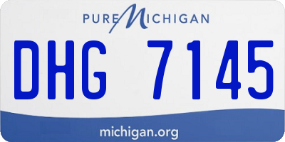 MI license plate DHG7145